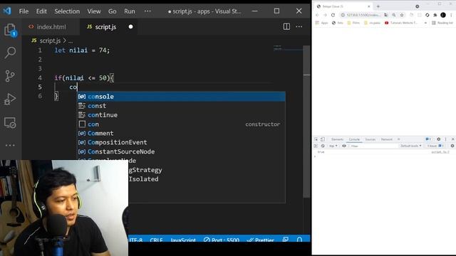 CODING DASAR JAVASCRIP смотреть онлайн