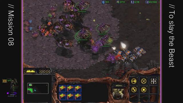 Let's Play Starcraft Brood War - Zerg Mission 08: To Slay the Beast смотреть онлайн