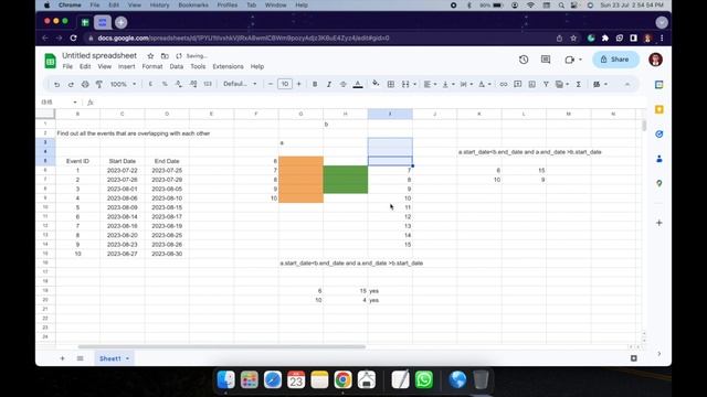 SQL Interview Question | How to identify Overlapping Date Events | Product Analytics Query смотреть онлайн