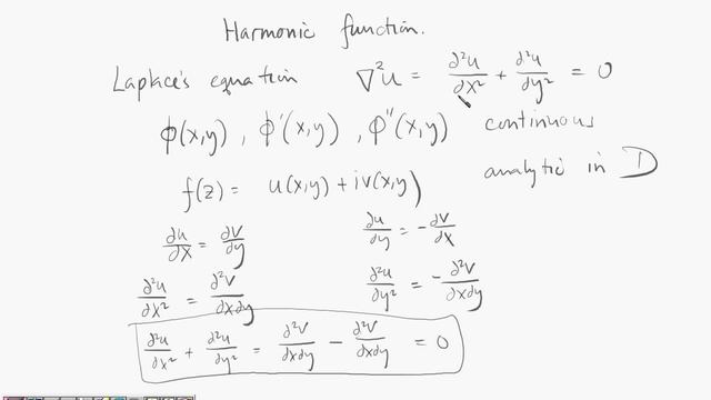 2553 Math II lecture 11 chapter 3.3 Analytic Functions harmonic functions part 1-2.avi смотреть онлайн