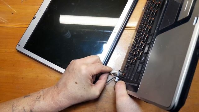Ноутбук Benq P52 - замена батарейки CMOS