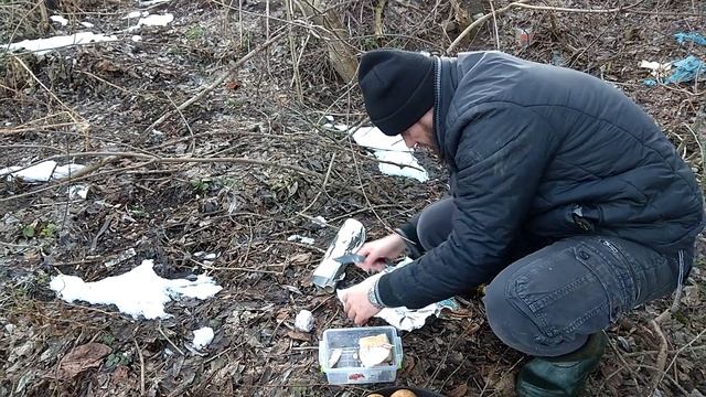 Жареная курица на Даче Зимой, плюс Поход в Лес ! смотреть онлайн