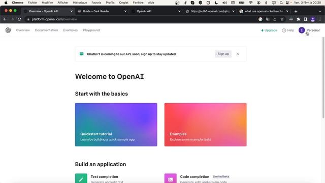 Comment créer un compte Open AI / Chat GPT + Générer clés API смотреть онлайн