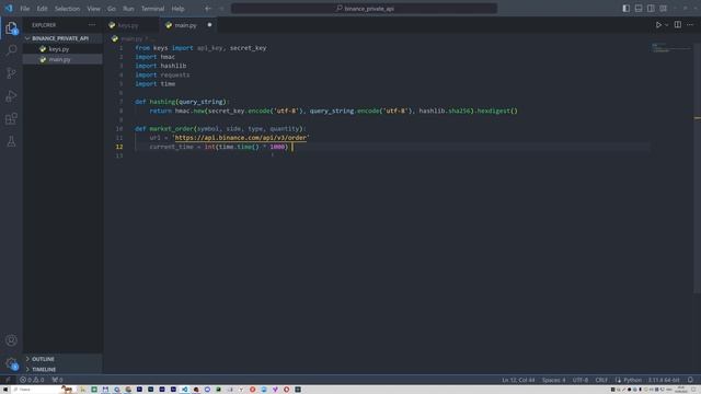 Binance API / Открытие ордеров, работа с аккаунтом в Python смотреть онлайн