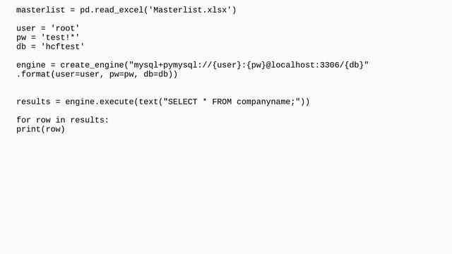 AttributeError: 'Engine' object has no attribute 'execute' when trying to run sqlalchemy in pytho.. смотреть онлайн