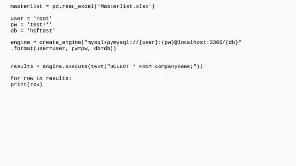 AttributeError: 'Engine' object has no attribute 'execute' when trying to run sqlalchemy in pytho..