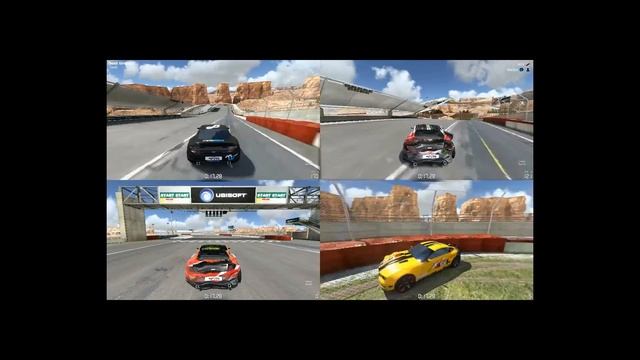 Trackmania 2 Canyon - 4 Spieler Splitscreen смотреть онлайн