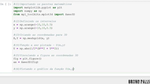 Python - Plot Paraboloide de Revolução | Potencial U(x,y) смотреть онлайн