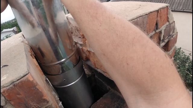 Как гильзовать дымоход. Посмотри перед установкой отопления!! смотреть онлайн