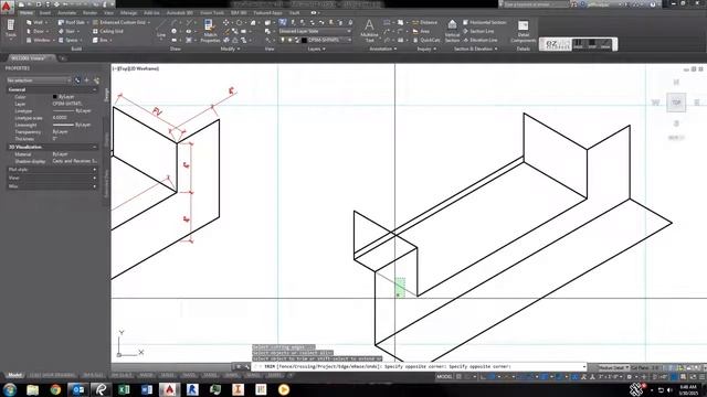 AUTOCAD 2015 - ISOMETRIC DOOR PAN смотреть онлайн