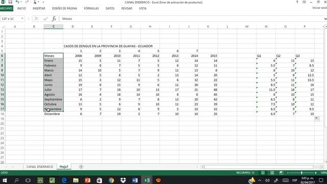 CANAL ENDEMICO CON EXCEL смотреть онлайн