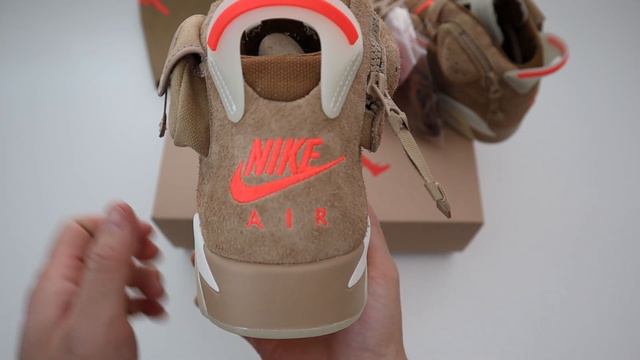 Travis Scott x Jordan 6 Detailed Review - British Khaki, Bright Crimson - Worth The Hype? смотреть онлайн