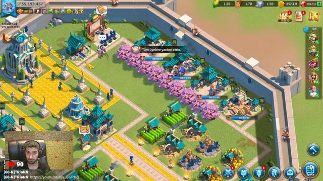 3360 KRALLIĞI TANITIMI- EKİB BİZİMLE- EĞLENCELİ BİR KVK 1 BEKLİYOR- TÜRK KRALLIĞI-RİSE OF KINGDOMS смотреть онлайн