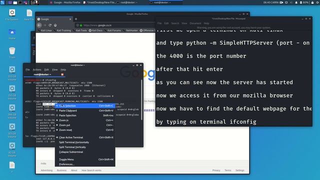 Setting Up Python Server for File Sharing In Local Area Network in Kali Linux смотреть онлайн