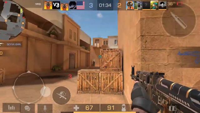 Продолжение видеоряда "Игра в стендофф 2 , геймплей игры тимейт музыка игра раслабление" смотреть онлайн