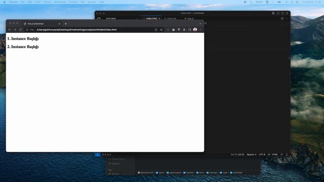 Vue.js Eğitimi - Ders 14 - Çoklu Vue Instance'ları смотреть онлайн