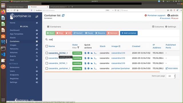 Cassandra Db en ambiente Docker смотреть онлайн