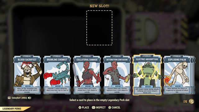 Legendary Perk Cards Fallout 76 смотреть онлайн