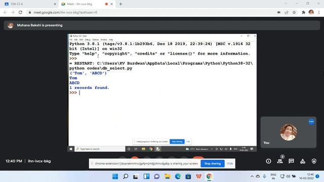 FETCH ONE, FETCH ALL, ROW COUNT IN PYTHON DATABASE CONNECTIVITY смотреть онлайн