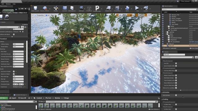 Creating procedural fern foliage in unreal engine смотреть онлайн
