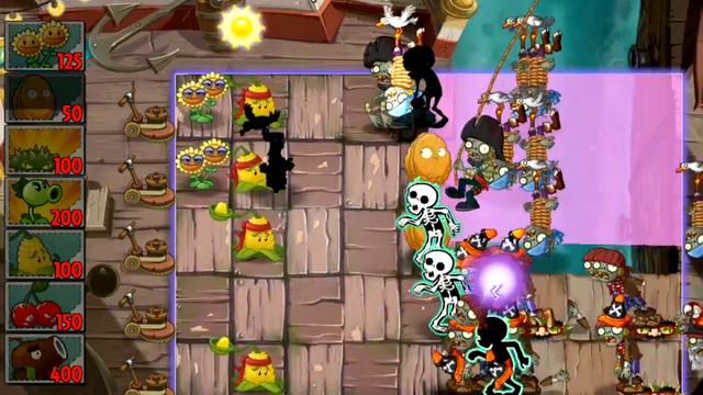Plants Vs Zombies 2! САМЫЙ СЛОЖНЫЙ! PIRATE SEAS! DEAD MANS BOOTY! УРОВЕНЬ 27! Растения против Зомби смотреть онлайн