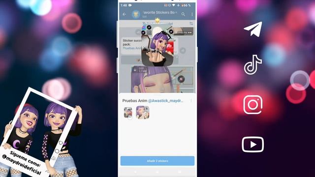 COMO CREAR STICKERS CON MOVIMIENTO PARA TELEGRAM / MAYDROID / 2023 смотреть онлайн