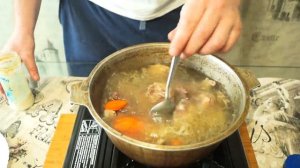 Шурпа из говядины в казане. Как приготовить шурпу.