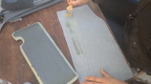 Козырёк солнцезащитный для авто - реставрация