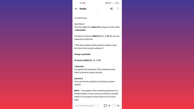 Realme UI 5.0 Android 14 Update | Realme C35, C33, C31, 8i New Update Rollout November 2023 смотреть онлайн