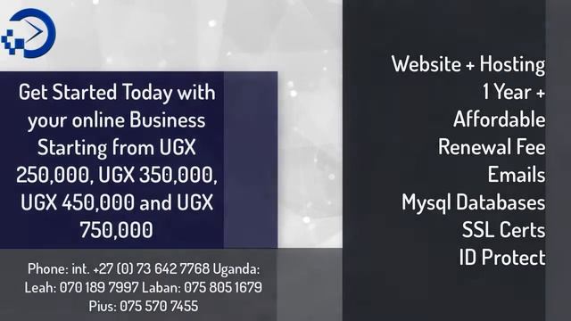 wilka Website Hosting and Design Packages for Uganda смотреть онлайн