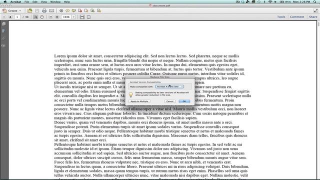 Reduce PDF Files Size Using Acrobat смотреть онлайн