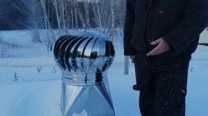 Работа турбодефлектора в зимних условиях