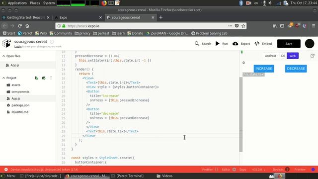 สอน React native แบบเบื้องต้นมากๆ смотреть онлайн