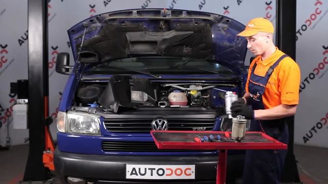 Como substituir a Filtro de combustível no VW TRANSPORTER T4 [TUTORIAL] смотреть онлайн
