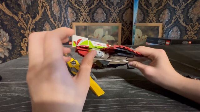LEGO сравнение LEGO Star Wars 75214 и 75333 Истребитель Энакина Скайуокера & Истребитель Оби-Вана смотреть онлайн