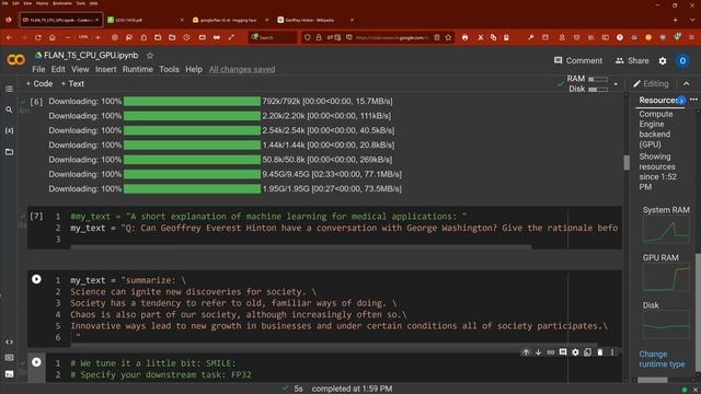 Flan-T5-XL model on a free COLAB | A free LLM - that explains itself w/ reasoning /write essay | AI смотреть онлайн