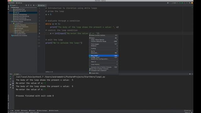 Python Lesson 24: Introduction to Looping Using a while statement смотреть онлайн