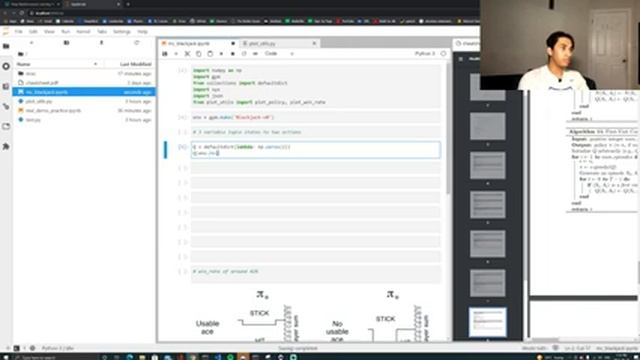 Blackjack Monte Carlo Reinforcement Learning - Part 1 смотреть онлайн