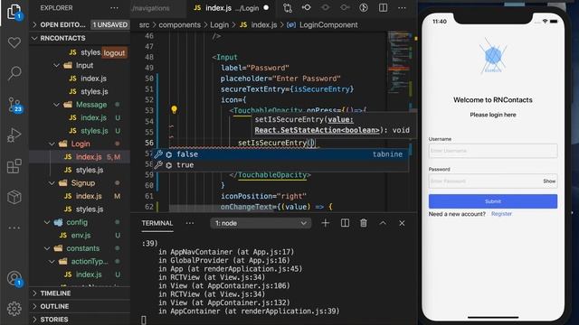 Show/Hide Password Feature. React Native Beginner Project Course.#21 смотреть онлайн