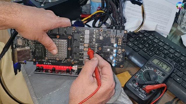 Comparing Powers on Working & Non Working EVGA GTX 980 Ti GPU Graphics Video Cards to Repair Mosfet смотреть онлайн