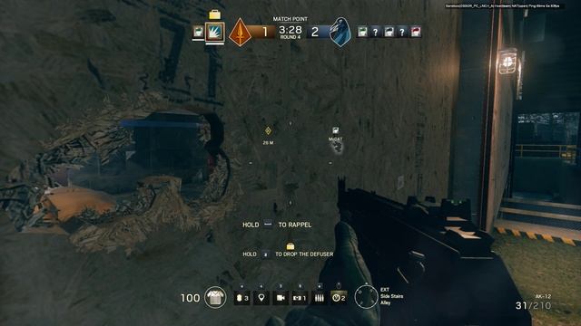 2v5 или как TTG берёт раунды #2 ( Rainbow Six_S смотреть онлайн