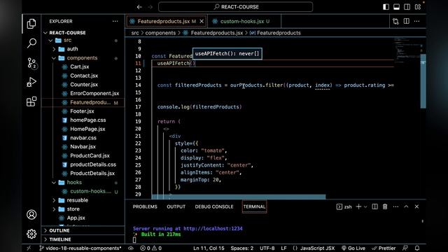 How to create custom hooks in react | create custom hooks in react. смотреть онлайн