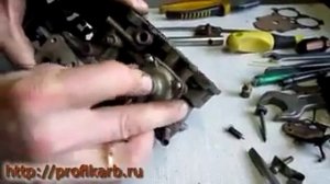 Ремонт карбюратора устраняем стартовый провал к151