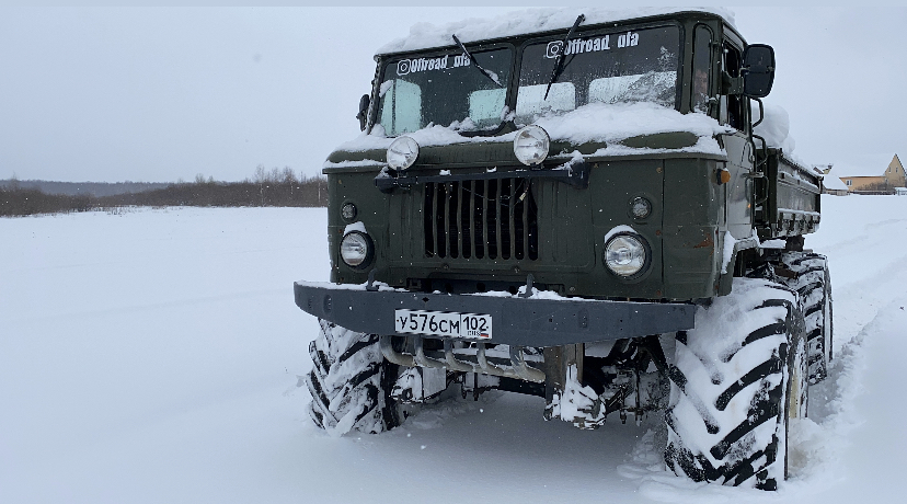 Прокаченной Газ66 и Уаз Хантер /разведка маршрута!