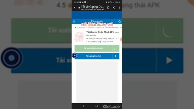 cách tải gacha cute cho đt androi:)) смотреть онлайн