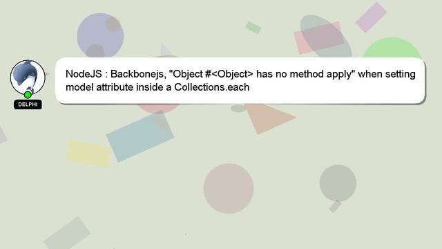 NodeJS : Backbonejs, "Object # Object has no method apply" when setting model attribute inside a C смотреть онлайн