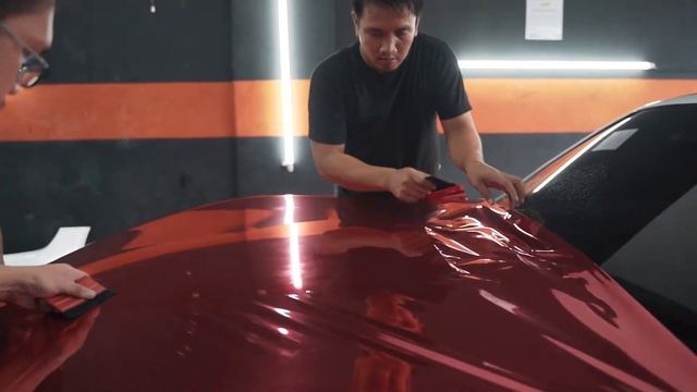 Full Body Wrap in Mirror Chrome Red - Mazda MX-5 смотреть онлайн