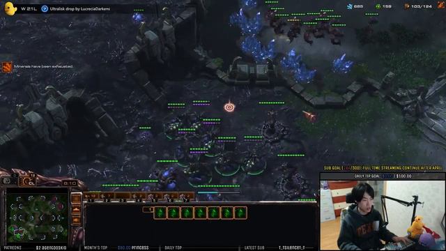 StarCraft 2: Try Ultralisk drop in ZvZ смотреть онлайн