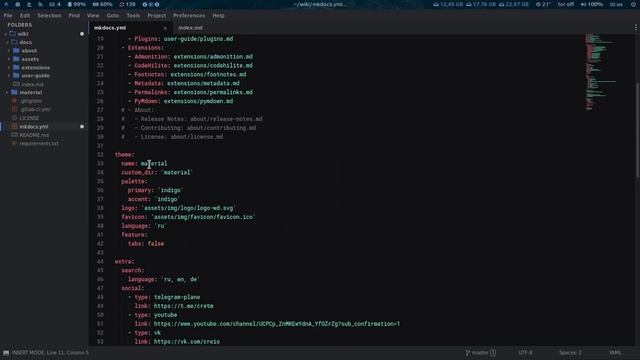 Gitlab Mkdocs Material | Создаем сайт смотреть онлайн