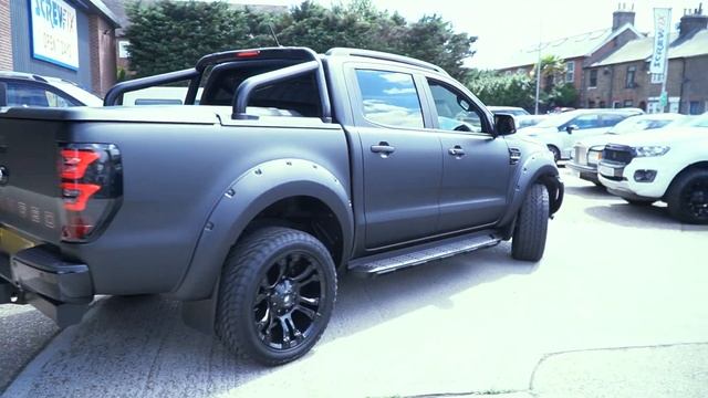 2022 Ford Ranger Widebody in Matte Black | Deranged Blackout Edition смотреть онлайн